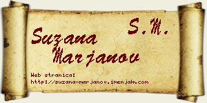 Suzana Marjanov vizit kartica